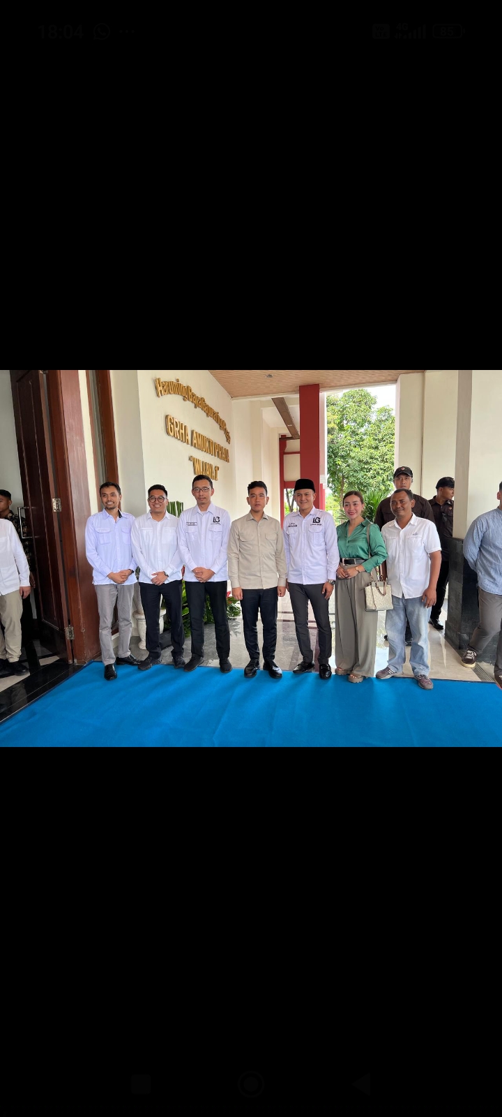 Langsung Tancap Gas! Ketua Laskar Gibran Jawa Timur Muhammad Arief Budiman (MAB) Bawa Solusi Daerah Ke Wapres di Bandara Juanda